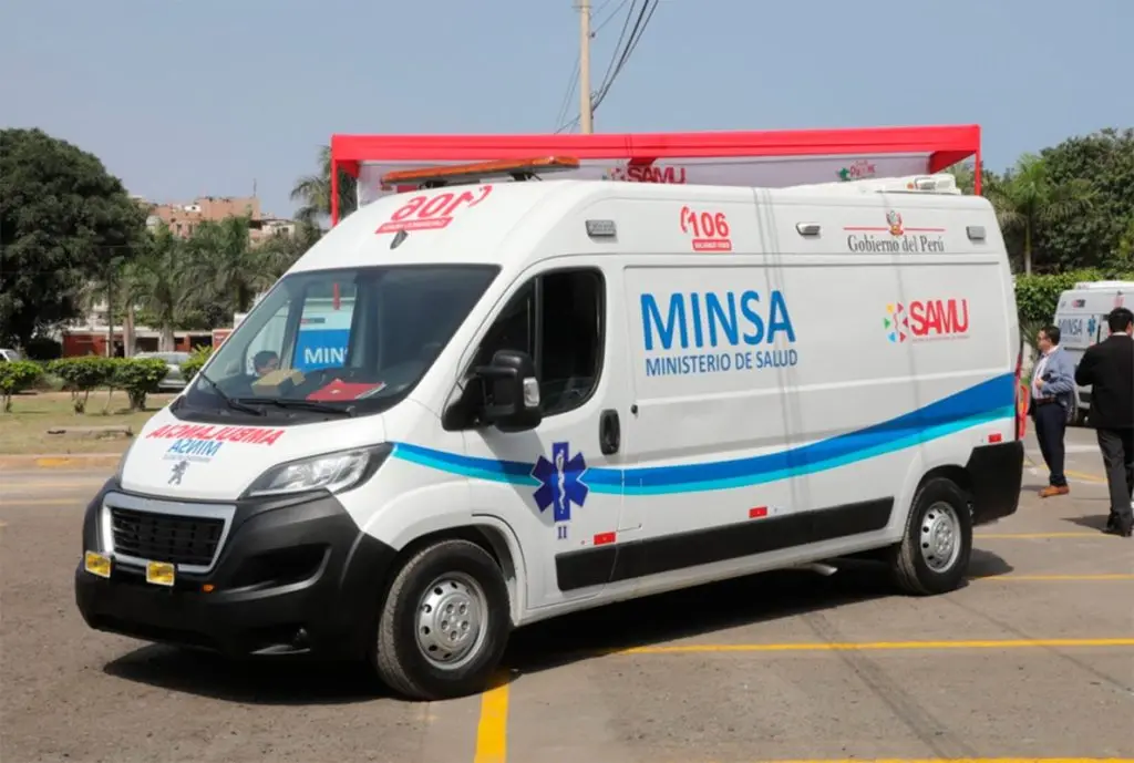 Ambulancia fabricada por C&C Aranda